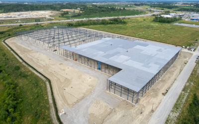 Steel Deck Well Underway at 100 Ace Drive, Brampton