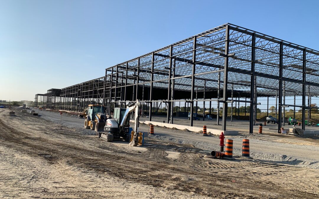 Steel Is Up & Roof Deck Is Being Installed