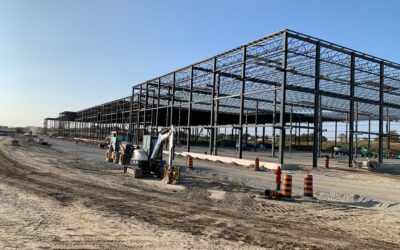 Steel Is Up & Roof Deck Is Being Installed