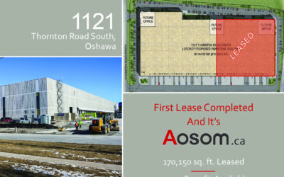 First Lease Completed And It’s Aosom!