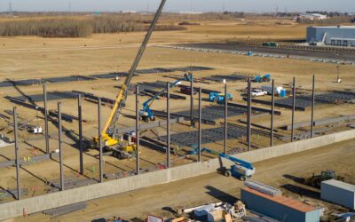 Foundations in place at APEX Business Park Building 3