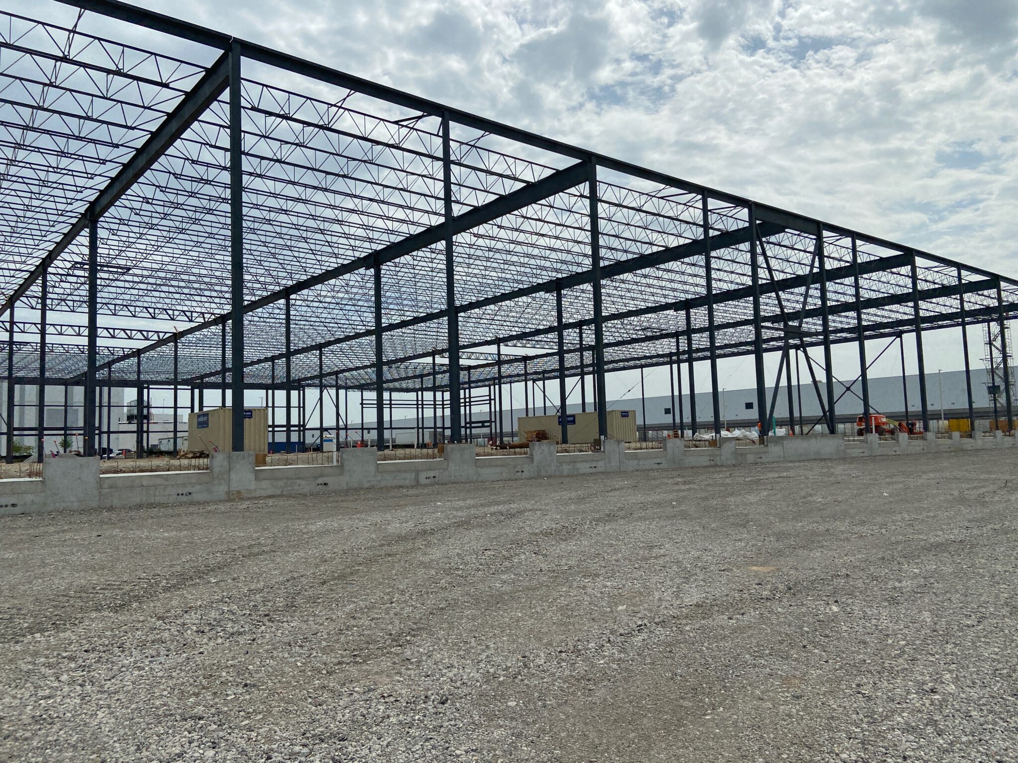 Steel is going up at 398 Railside Drive, Brampton