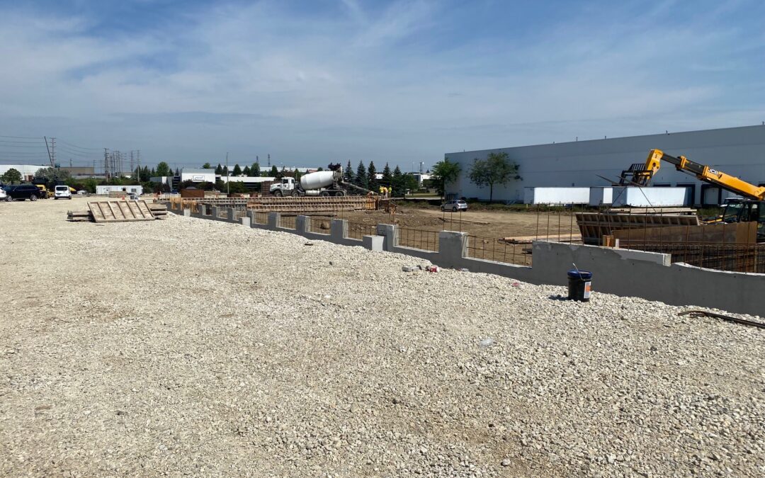 Foundations Complete at 2385 Meadowpine Blvd, Mississauga