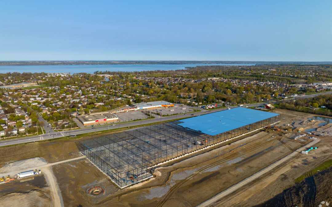 Steel Deck Is 50% Complete At 404 Logistics Park, Keswick